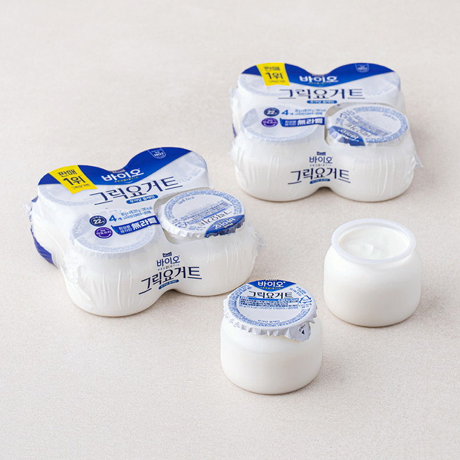 매일바이오 매일 그릭요거트 무가당 플레인 8개입, 80g, 1개