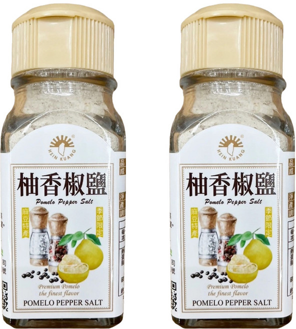 新光洋菜 柚香椒鹽, 50g, 2瓶