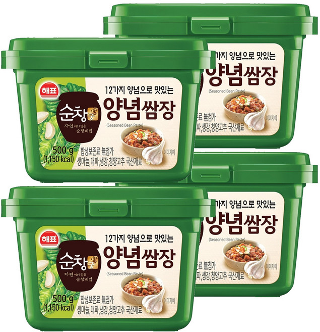 순창궁 12가지 양념으로 맛있는 양념쌈장, 500g, 4개