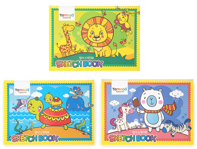 탐사 키즈 스케치북 10p, 20매, 10개