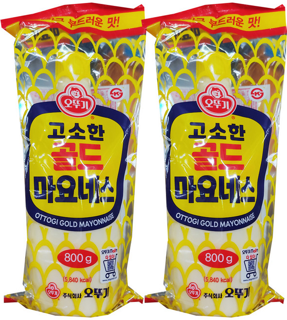 오뚜기 고소한 골드 마요네스, 800g, 2개
