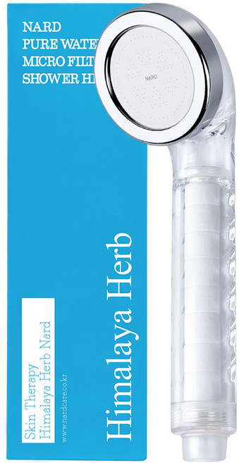 나드 퓨어워터 마이크로필터 샤워기, 1개, 혼합색상