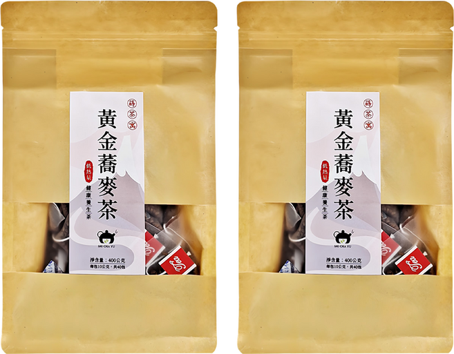 蒔茶寓 低熱量黃金蕎麥茶, 10g, 40包, 2袋