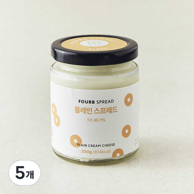포비 플레인 스프레드, 5개, 200g