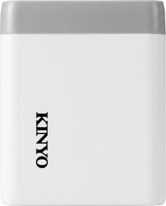 Kinyo 雙USB + Type-C 充電器 55 x 45 x 27mm 60g, 白色, 1個