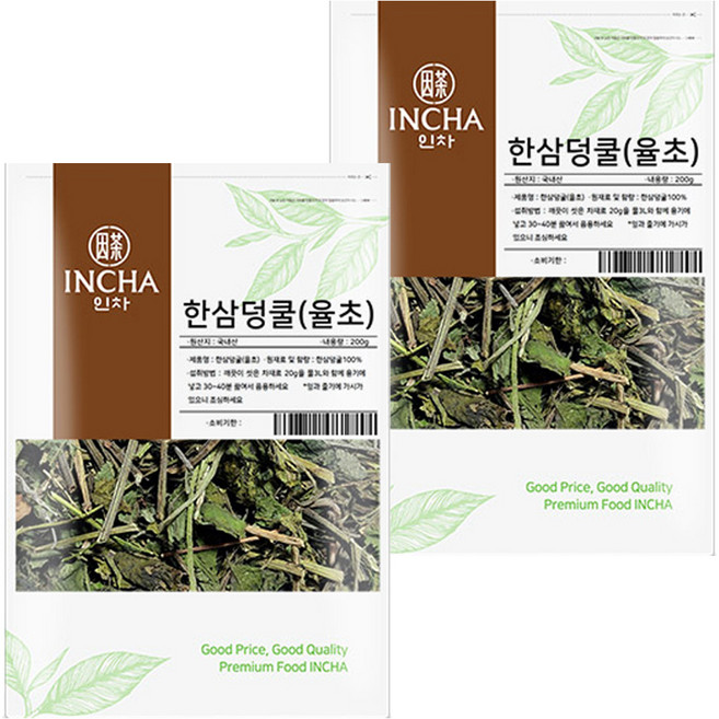 한삼덩굴 율초 차, 200g, 2개