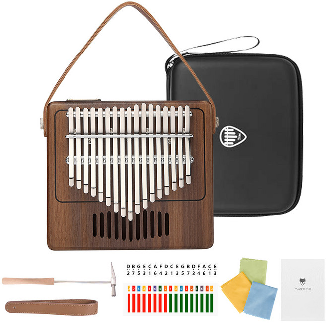 나푸아 올솔리드 17음계 어쿠스틱 칼림바 TK-R1, 1개