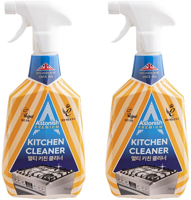 아스토니쉬 멀티키친 클리너, 750ml, 2개