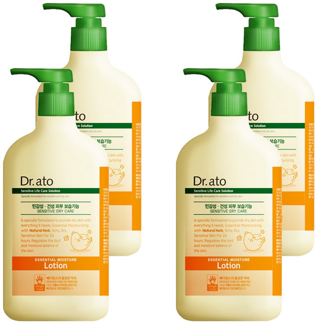 닥터아토 에센셜 모이스춰 로션, 310ml, 4개