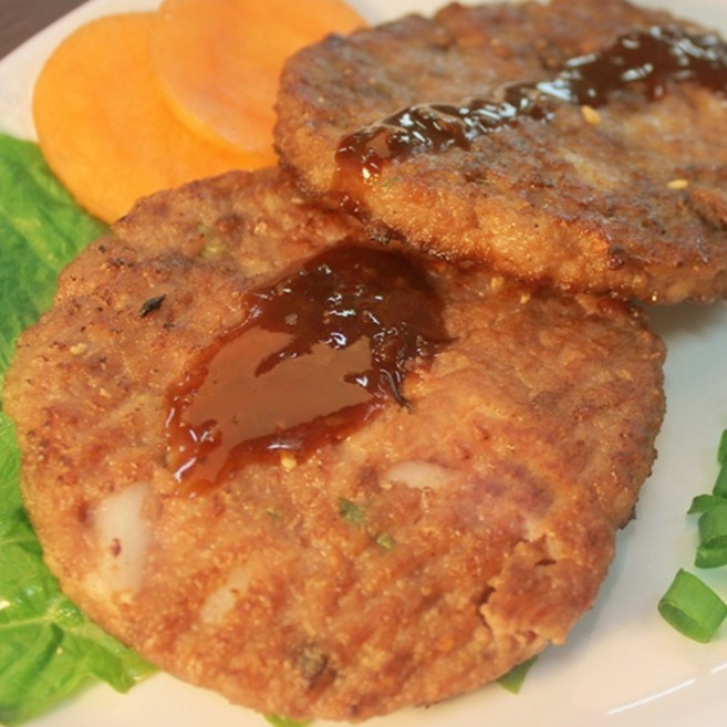 고향미트 맛기픈 지리산 흑돼지 떡스테이크, 2개, 320g