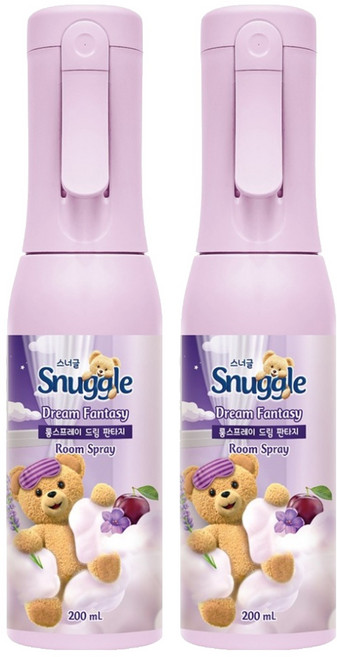 스너글 룸스프레이 드림 판타지, 200ml, 2개