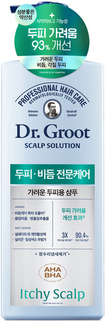 닥터그루트 스칼프 솔루션 가려운 두피용 샴푸, 700ml, 1개