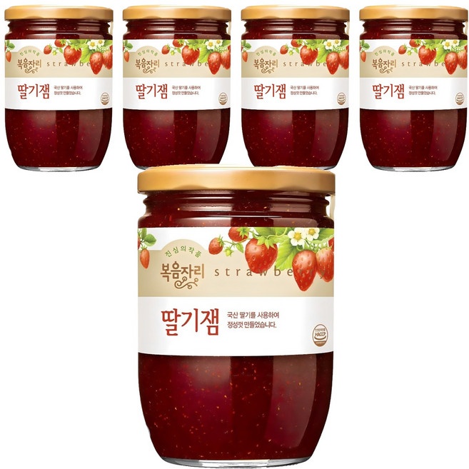 복음자리 딸기잼, 640g, 5개
