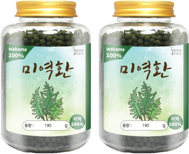 미역 환, 2개, 190g
