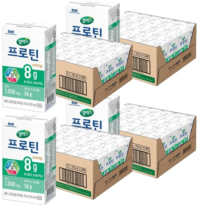 셀렉스 프로틴 오리지널, 125ml, 96개 - 쿠팡