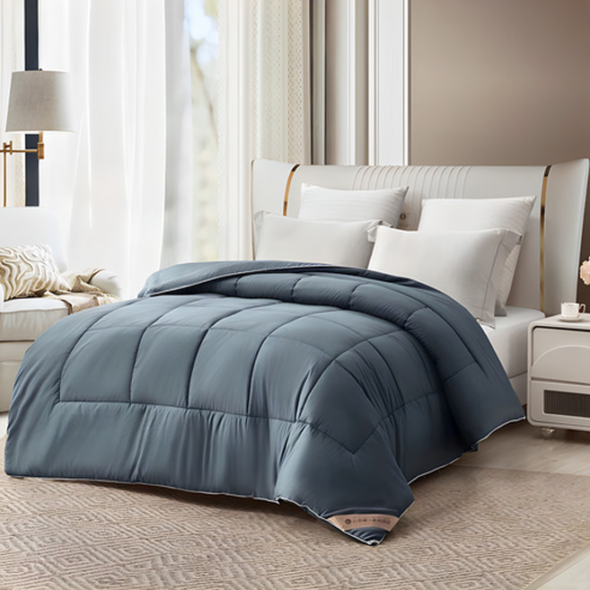 J-bedtime 床寢時光 100%石墨烯發熱可水洗棉被, 莫蘭藍灰