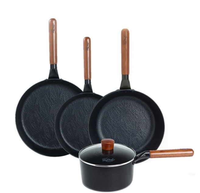 도루코 인덕션 포레스타 시즌3 IH 쿡웨어 5종 세트, 블랙, 1세트