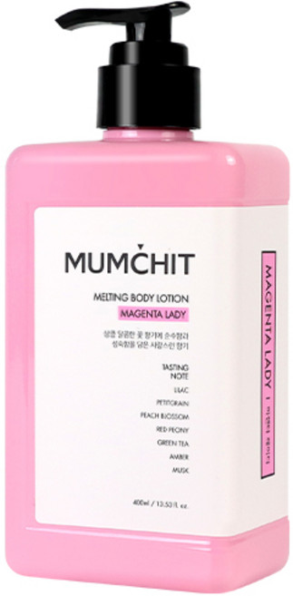 멈칫 멜팅 바디로션 마젠타 레이디향, 400ml, 1개