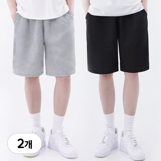 맨인모드 2장세트 데일리핏 트레이닝 반바지