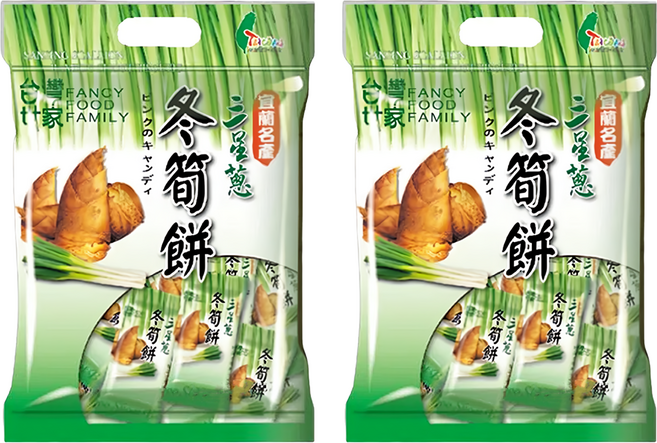 台灣世家 三星蔥冬筍餅, 300g, 2袋