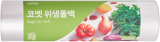 코멧 위생롤백, 특대(XL)(35 x 45cm), 500개입, 1개