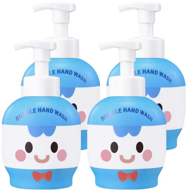 샤워메이트 브레드이발소 버블 핸드워시 윌크, 500ml, 4개