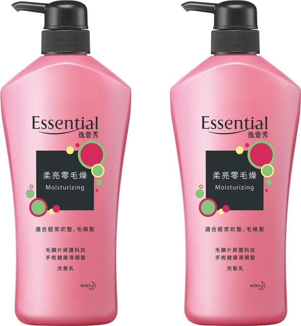 逸萱秀 瞬效修護系列 柔亮零毛燥洗髮乳 毛鱗片屏護科技 適合毛躁無光澤頭髮, 700ml, 2瓶