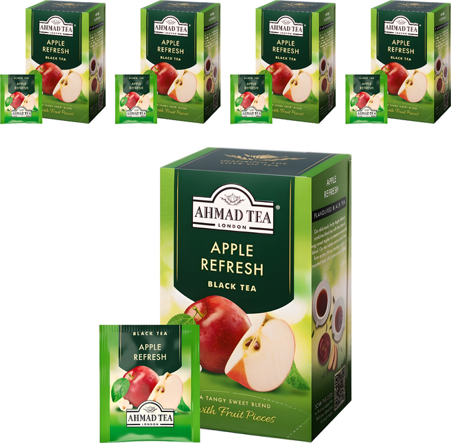 아마드티 애플 리프레쉬 홍차 티백, 2g, 20개입, 5개