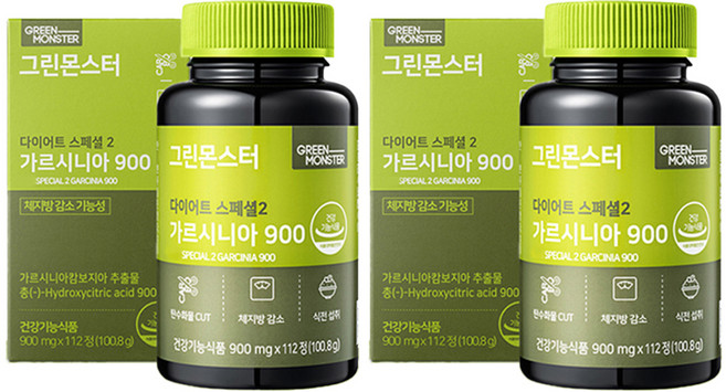 GREEN MONSTER 藤黃果900體態輕盈平衡錠 Special 2, 112錠, 2罐