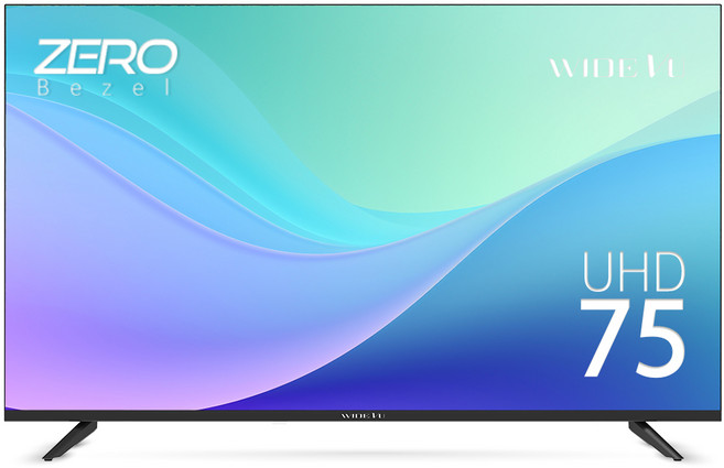 와이드뷰 4K UHD 고화질 LED TV, 190cm(75인치), EKW75UT1, 스탠드형, 방문설치