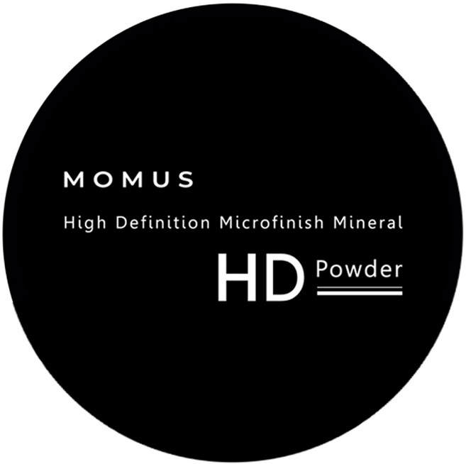 MOMUS HD 微晶礦質蜜粉 7g 輕盈細緻 完整服貼 控油+定妝 柔霧美肌 敏感肌適用, 透明無色, 1個