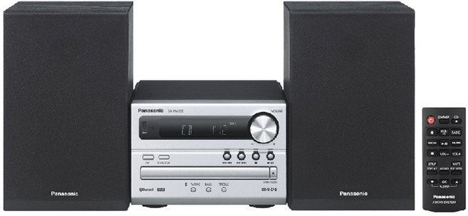 Panasonic 台灣公司貨 藍牙/USB/CD組合音響, SC-PM250, 銀色