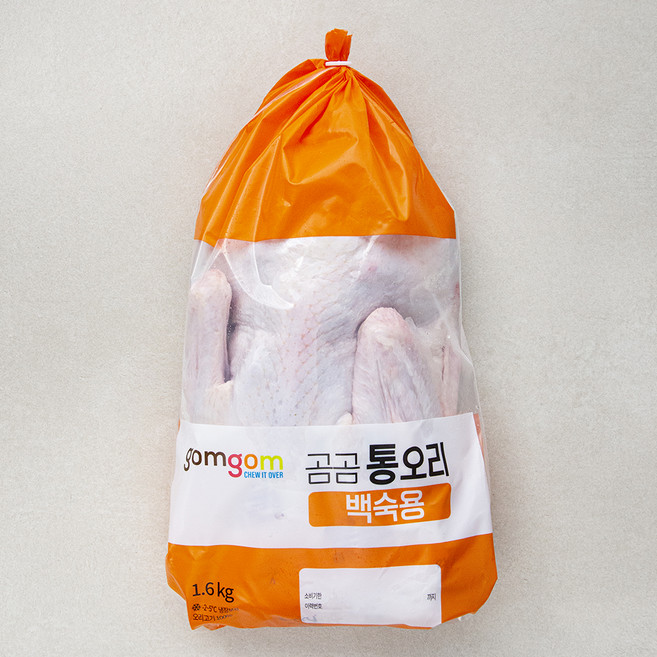 곰곰 통오리 백숙용 (냉장), 1.6kg, 1개