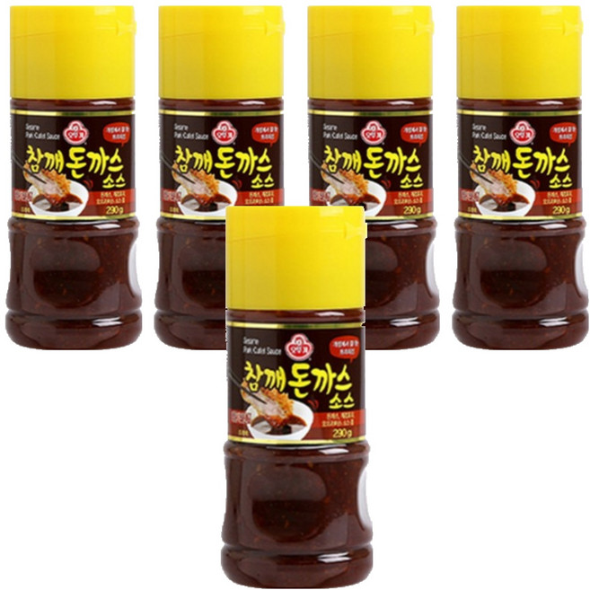 오뚜기 참깨 돈까스 소스, 290g, 5개