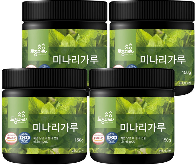 토종마을 미나리가루, 4개, 150g