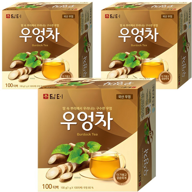 담터 우엉차, 1g, 100개입, 3개