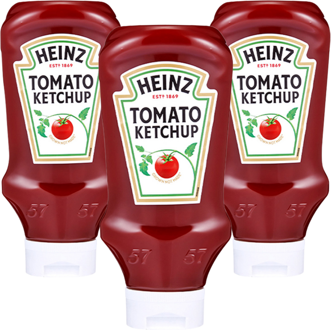 HEINZ 亨氏 番茄醬, 570g, 3瓶