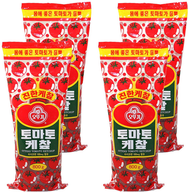 오뚜기 토마토케찹800g 케찹, 800g, 4개