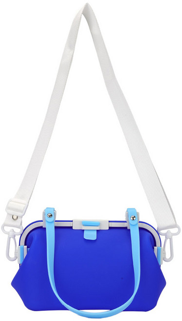 후딱 다용도 방수 실리콘 대용량 수영 가방 3L, 코발트블루