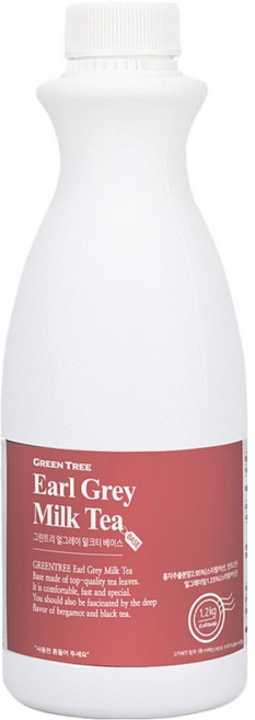 GreenTree 얼그레이 밀크티 베이스, 1.2kg, 1개