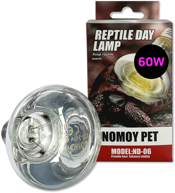 노모이펫 파충류 데이라이트 스팟 히팅램프 60W ND-06, 1개, 주광색