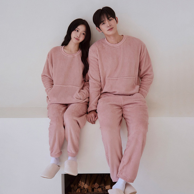 어나더디 데일리 밍크 수면 잠옷 상하의 세트