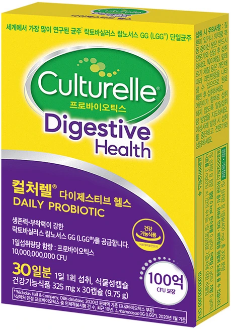 컬처렐 다이제스티브 헬스 유산균, 30정, 1개 - 쿠팡