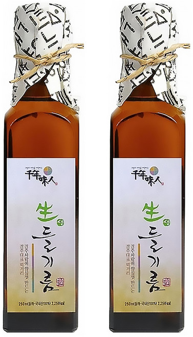 CHEONNYEON MEEIN 千年味人 初榨冷壓紫蘇油, 250ml, 2瓶