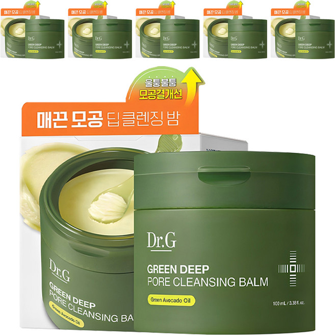 닥터지 그린 딥 포어 클렌징 밤, 100ml, 6개