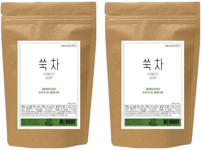 아이앤티 자연한잔 쑥차 대용량 삼각티백, 1.2g, 50개입, 2개
