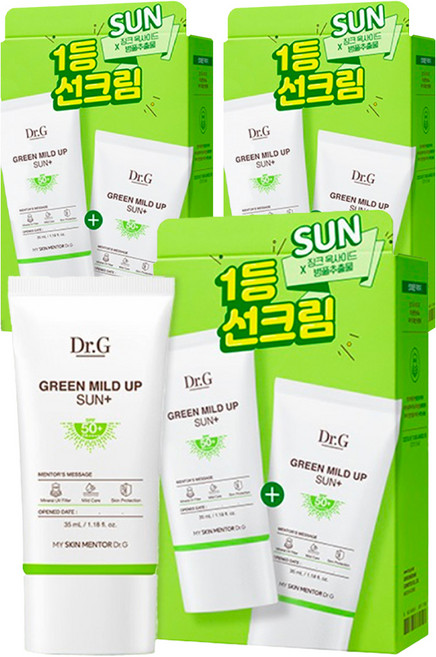 닥터지 그린 마일드 업 선 플러스 SPF50+ PA++++, 35ml, 6개