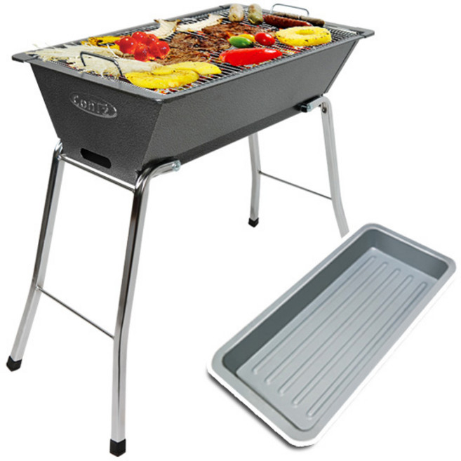 콘츠 스퀘어 바베큐 그릴 스탠드형, 1개