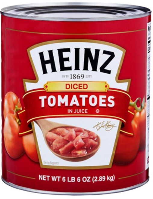HEINZ 亨氏 切丁番茄, 2.89kg, 1個