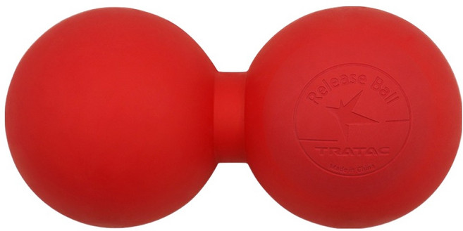 트라택 릴리즈볼 피넛형 마사지볼, 레드, 1개